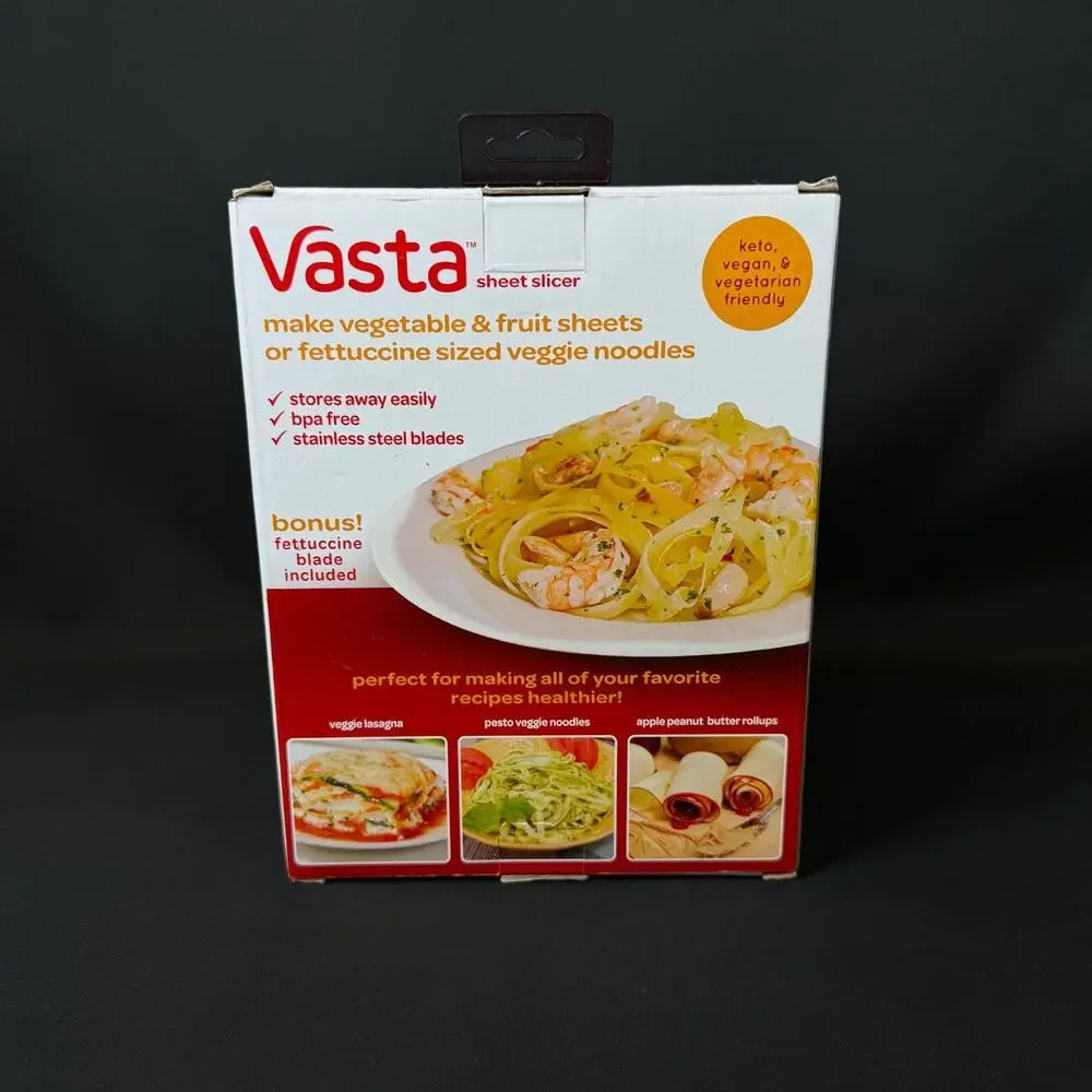 Vasta Vegetable and Fruit Sheet Slicer Veggie Cuttern New